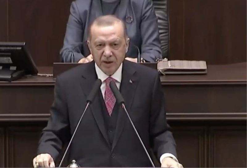 Erdoğan, grup toplantısında Arınç