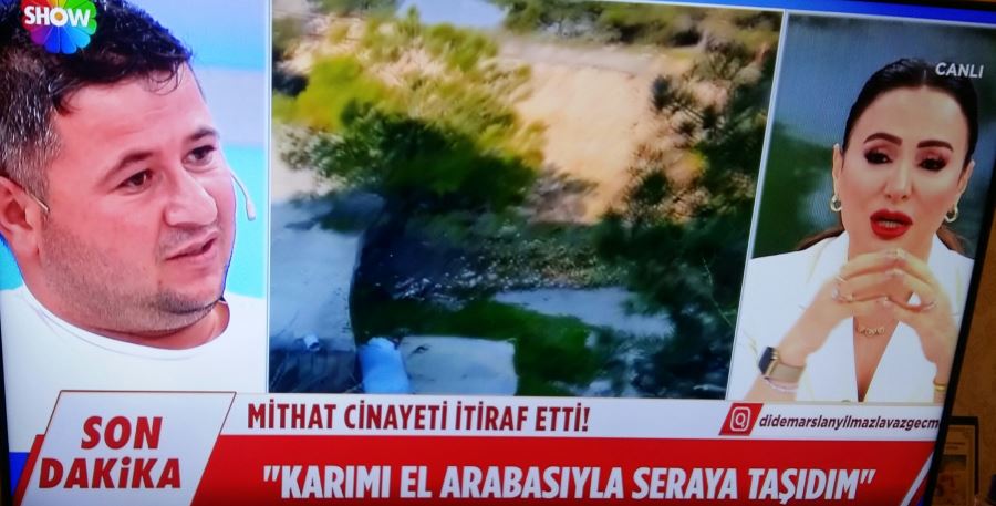 Canlı yayında eşini öldürdüğünü itiraf etti