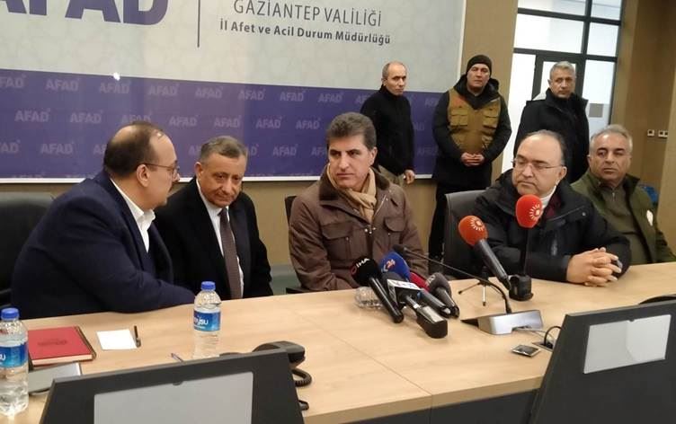 Neçirvan Barzani: Yaşanan felaket nedeniyle Kürdistan’da her evde yas var