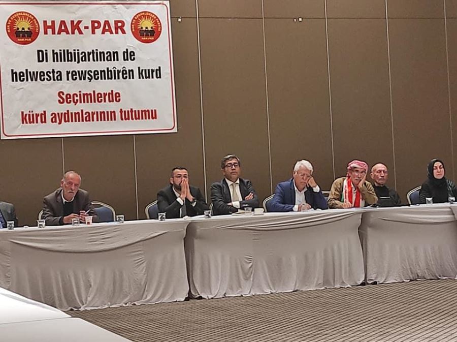 HAK-PAR: Seçimlerde milli adresiz