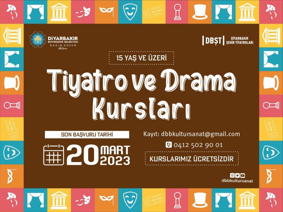 Bahar dönemi tiyatro ve drama kursları için kayıtlar başladı