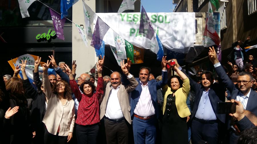 Yeşil Sol Parti Diyarbakır adayları tanıtıldı