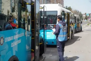 Zabıtadan toplu taşıma araçlarına abonman kart denetimi