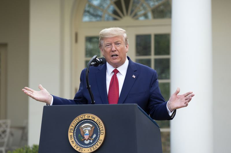 Trump: 5 dakika da sonuç veren virüs testi kullanacağız...
