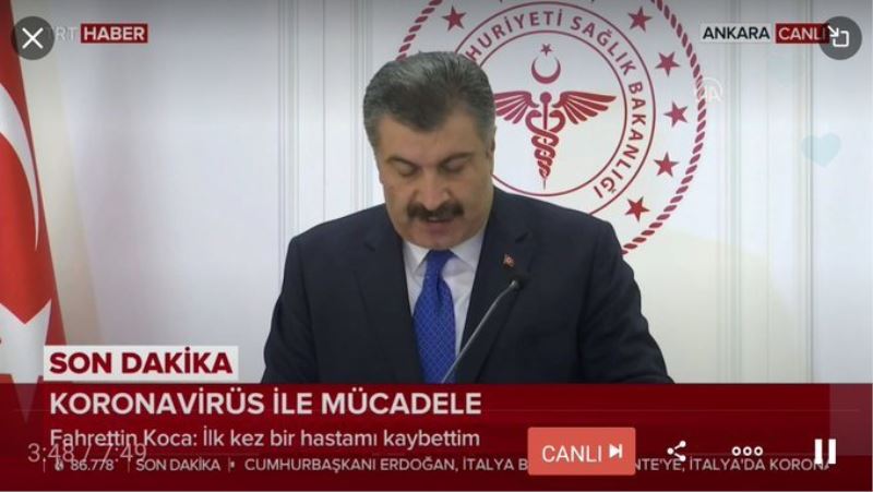Bakan Fahrettin Koca açıkladı: Türkiye