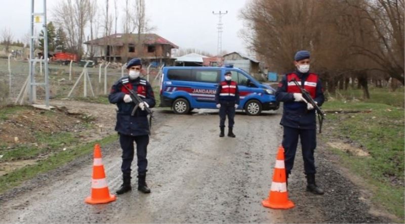 Köy karantinaya alındı...