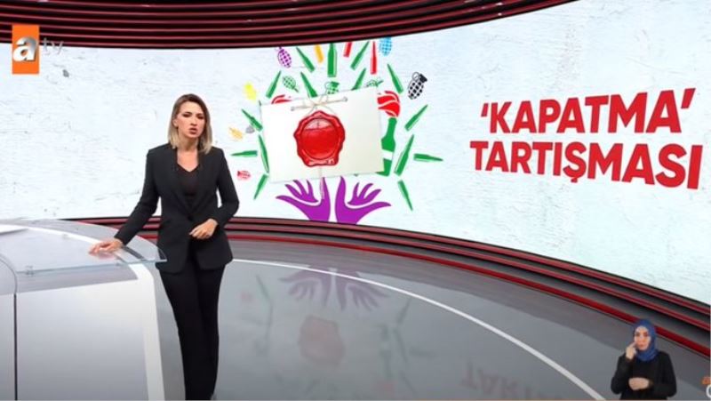 ATV, logodaki yaprak ve yıldızı, el bombası ve mermi ile değiştirdi: HDP, RTÜK’e şikayet etti