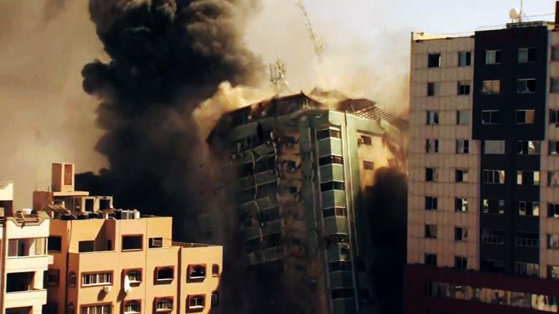 İsrail saldırısında yıkılan 13 katlı binanın sahibinden Uluslararası Ceza Mahkemesi