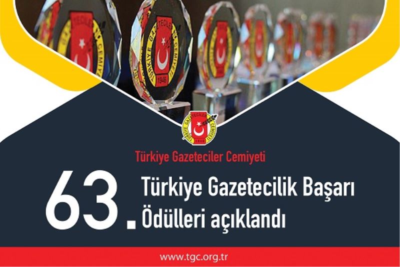 TGC’nin başarılı gazeteci ödülleri açıklandı